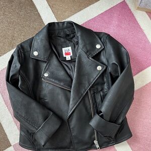 EUC GAP faux leather jacket, size XS